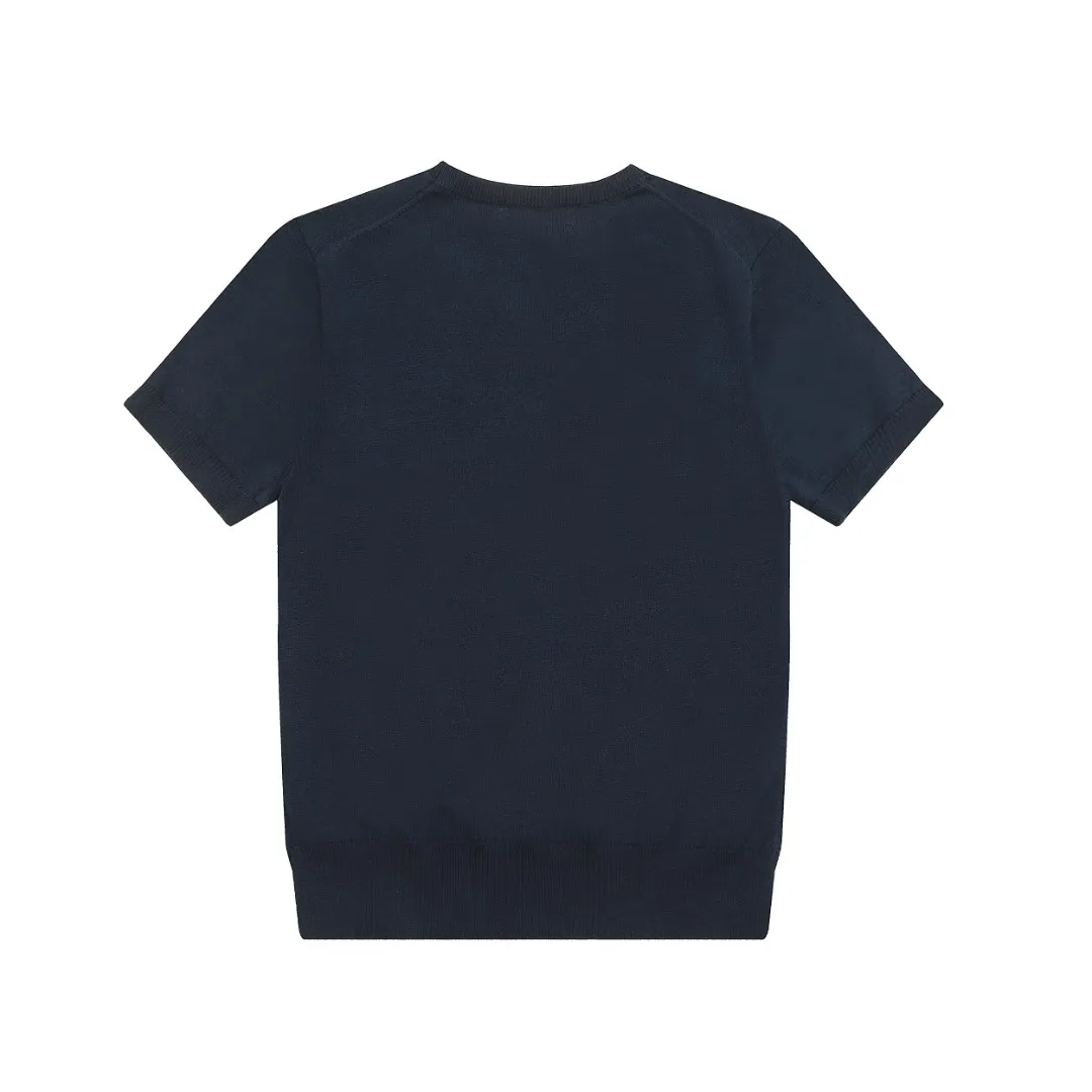 🅿️156 "Top quality" Style number: DS008# (not off the shelves all year round) [Ralph Lauren round neck solid color pony embroidered logo knitted short sleeves] ✅Ralph Lauren classic basic versatile knitted short sleeves for all seasons ✅Main supplier platform live broadcast Wholesale entity Replenish if out of stock Not off the shelf ✅ZP quality 1:1 version Scan the code to enter the GF website Counter quality ✅Detailed quality is the only one in Guangzhou Imported quality cotton yarn, focusing on high-end, cost-effective, good quality needless to say ✅The version is restored to the original version, loose, comfortable and stress-free, simple is high-end, classic is timeless ✅The upper body is simple and easy to match, a must-have for goddess ootd. Good-looking clothes are never picky. A must-have in the goddess' wardrobe. Size: S-XL Color: Army green, off-white, black, light pink, khaki, navy, light blue, mint green